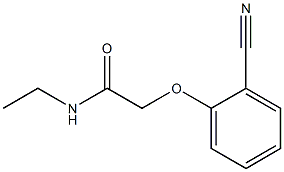 2-(2-cyanophenoxy)-N-ethylacetamide Struktur