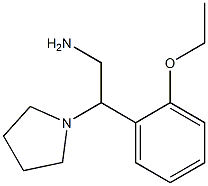 2-(2-ethoxyphenyl)-2-pyrrolidin-1-ylethanamine Struktur