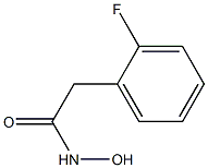 2-(2-fluorophenyl)-N-hydroxyacetamide Struktur