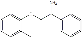 2-(2-methylphenoxy)-1-(2-methylphenyl)ethanamine Struktur