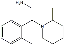 2-(2-methylphenyl)-2-(2-methylpiperidin-1-yl)ethanamine Struktur