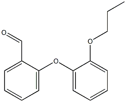 2-(2-propoxyphenoxy)benzaldehyde Struktur