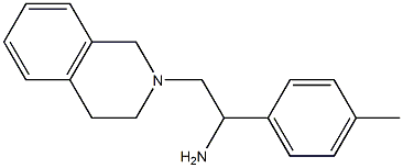 2-(3,4-dihydroisoquinolin-2(1H)-yl)-1-(4-methylphenyl)ethanamine Struktur