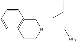 2-(3,4-dihydroisoquinolin-2(1H)-yl)-2-methylpentan-1-amine Struktur