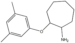 2-(3,5-dimethylphenoxy)cycloheptan-1-amine Struktur