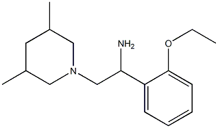 2-(3,5-dimethylpiperidin-1-yl)-1-(2-ethoxyphenyl)ethanamine Struktur