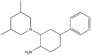 2-(3,5-dimethylpiperidin-1-yl)-4-phenylcyclohexan-1-amine Struktur