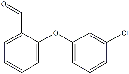 2-(3-chlorophenoxy)benzaldehyde Struktur