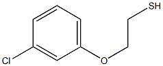 2-(3-chlorophenoxy)ethanethiol Struktur