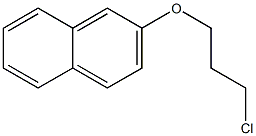 2-(3-chloropropoxy)naphthalene Struktur