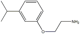 2-(3-isopropylphenoxy)ethanamine Struktur