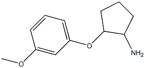 2-(3-methoxyphenoxy)cyclopentanamine Struktur