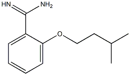 2-(3-methylbutoxy)benzenecarboximidamide Struktur