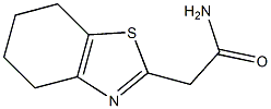 2-(4,5,6,7-tetrahydro-1,3-benzothiazol-2-yl)acetamide Struktur