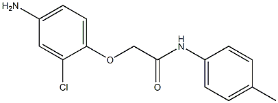 2-(4-amino-2-chlorophenoxy)-N-(4-methylphenyl)acetamide Struktur