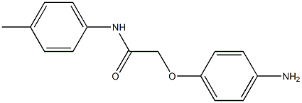 2-(4-aminophenoxy)-N-(4-methylphenyl)acetamide Struktur