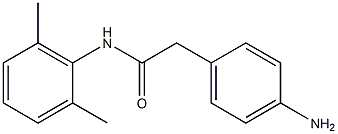 2-(4-aminophenyl)-N-(2,6-dimethylphenyl)acetamide Struktur