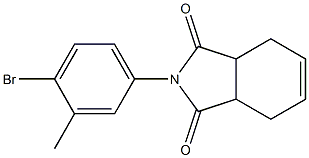 2-(4-bromo-3-methylphenyl)-3a,4,7,7a-tetrahydro-1H-isoindole-1,3(2H)-dione Struktur