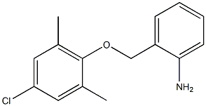 2-(4-chloro-2,6-dimethylphenoxymethyl)aniline Struktur