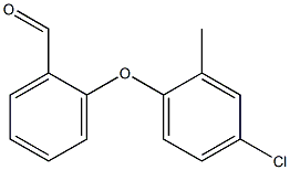 2-(4-chloro-2-methylphenoxy)benzaldehyde Struktur