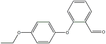 2-(4-ethoxyphenoxy)benzaldehyde Struktur