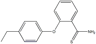 2-(4-ethylphenoxy)benzene-1-carbothioamide Struktur