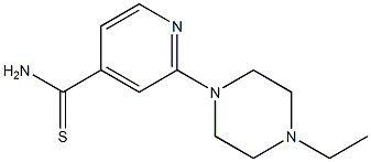 2-(4-ethylpiperazin-1-yl)pyridine-4-carbothioamide Struktur