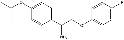 2-(4-fluorophenoxy)-1-(4-isopropoxyphenyl)ethanamine Struktur