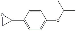 2-(4-isopropoxyphenyl)oxirane Struktur