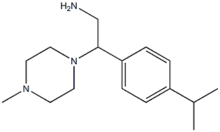 2-(4-isopropylphenyl)-2-(4-methylpiperazin-1-yl)ethanamine Struktur