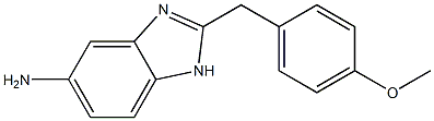 2-(4-methoxybenzyl)-1H-benzimidazol-5-amine Struktur