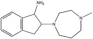 2-(4-methyl-1,4-diazepan-1-yl)-2,3-dihydro-1H-inden-1-amine Struktur