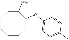 2-(4-methylphenoxy)cyclooctan-1-amine Struktur