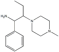 2-(4-methylpiperazin-1-yl)-1-phenylbutan-1-amine Struktur