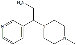 2-(4-methylpiperazin-1-yl)-2-pyridin-3-ylethanamine Struktur