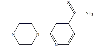 2-(4-methylpiperazin-1-yl)pyridine-4-carbothioamide Struktur