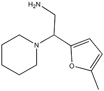 2-(5-methyl-2-furyl)-2-piperidin-1-ylethanamine Struktur