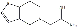 2-(6,7-dihydrothieno[3,2-c]pyridin-5(4H)-yl)ethanimidamide Struktur