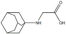 2-(adamantan-1-ylamino)acetic acid Struktur