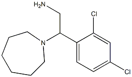 2-(azepan-1-yl)-2-(2,4-dichlorophenyl)ethan-1-amine Struktur