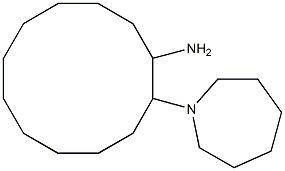 2-(azepan-1-yl)cyclododecan-1-amine Struktur