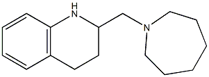 2-(azepan-1-ylmethyl)-1,2,3,4-tetrahydroquinoline Struktur