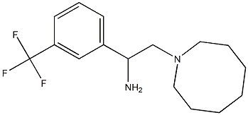 2-(azocan-1-yl)-1-[3-(trifluoromethyl)phenyl]ethan-1-amine Struktur