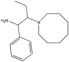 2-(azocan-1-yl)-1-phenylbutan-1-amine Struktur