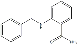 2-(benzylamino)benzene-1-carbothioamide Struktur