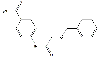 2-(benzyloxy)-N-(4-carbamothioylphenyl)acetamide Struktur