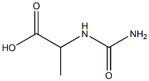 2-(carbamoylamino)propanoic acid Struktur