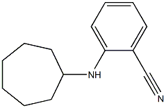 2-(cycloheptylamino)benzonitrile Struktur