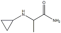 2-(cyclopropylamino)propanamide Struktur