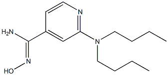 2-(dibutylamino)-N'-hydroxypyridine-4-carboximidamide Struktur